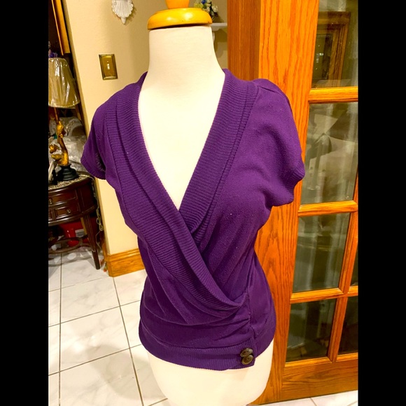 Purple blouse sweater like by Zenana outfitters size M - Picture 2 of 7
